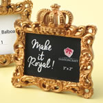 Make it Royal Gold baroque crown frame