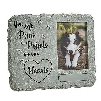You Left Paw Prints on our Hearts Frame