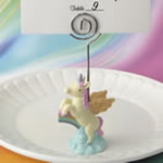 On trend Unicorn place card holder