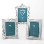 Pearl silver 4x6 frames - 3 assorted styles