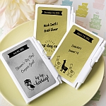 Personalized Metallic Collection Notebook Favors
