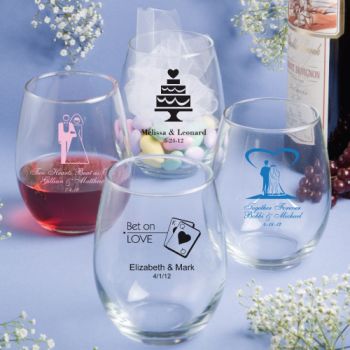 15 Ounce Stemless Wine Glasses <span class="smaller">(gift boxes available)</span>