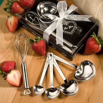 Measuring Spoon And Whisk Favor Sets