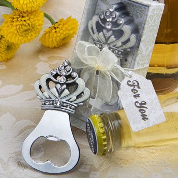 Crown Design Bottle Opener Favors