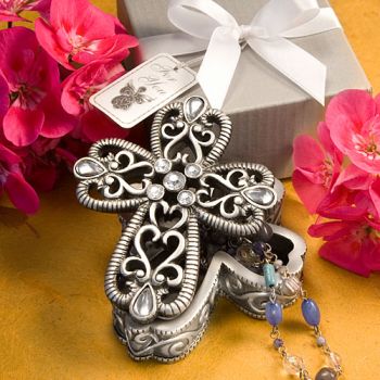 Cross Design Curio Boxes From The <em>Heavenly Favors Collection</em>
