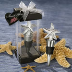 Elegant Starfish Design Bottle Stopper Favors