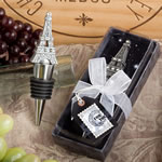 <em>From Paris With Love Collection</em> Eiffel Tower Wine Bottle Stopper  Favors