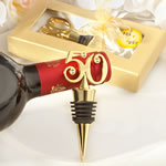 Golden-50 wine bottle stoppers