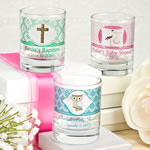 <em>Clearly Custom</em> Round Shot Glass/Votive Candle Holder