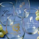 Personalized Stemless Wine Glasses <span class="smaller">(gift boxes available)</span>