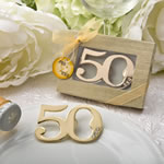 50th Design Golden bottle opener