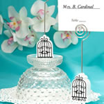 Elegant birdcage design place card holders