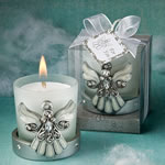 <em>Regal Favor  Collection</em> Angel Themed Candle Holders