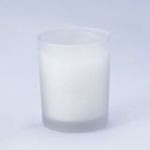 Glass Candle Holder W/Wax; Bulk Packed