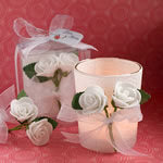 White Rose Candle Favors