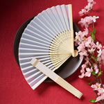 Elegant Silk Fans Favors