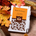 Personalized Notebook Favors - Fall