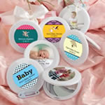 Personalized Expressions Collection Mirror Compact Favors - Baby