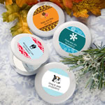 Personalized Expressions Collection Mirror Compact Favors - Winter Themed