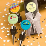 <em>Design Your Own Collection</em> Wine  Bottle Stopper Favors - Holiday