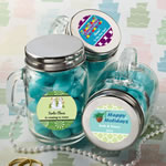 <em>Design Your Own Collection</em> Glass Mason Jars - Holiday Themed