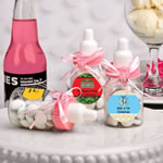 <em>Design Your Own Collection</em> Pink Baby Bottle Favors - Holiday Themed