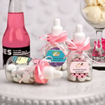 Design Your Own Collection Pink Baby Bottle Favors