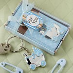 Blue Baby Carriage  Design Key Chains