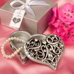 Exquisite Heart Shaped Curio Box